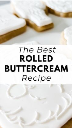 the best rolled buttercream recipe is made with simple ingredients and it's easy to make