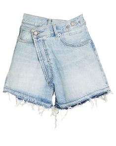 Self-Portrait Guipure Lace One-Shoulder Top | INTERMIX® Lovely Liar, Crossover Shorts, 2023 Fw, Zara Shop, Stylist Outfit, Denim Trends, Mom Shorts, Distressed Denim Shorts, Best Jeans