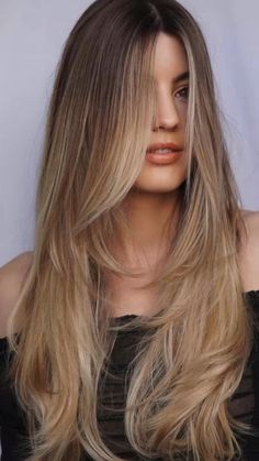 Butterfly Haircut, Haircuts For Long Hair With Layers, Straight Hair Cuts, Hairstyles For Layered Hair, Long Layered Haircuts, Hair Appointment, Haircuts Straight Hair, Long Hair With Bangs, Long Blonde