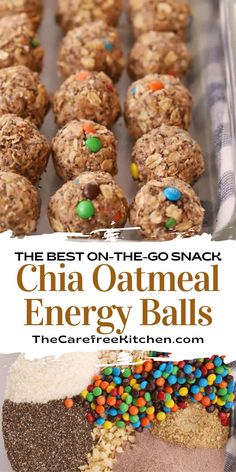 the best oatmeal energy balls recipe for breakfast or snack on the go