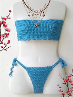 Lace Top Patterns, Crochet Bathing Suits, Bikinis Crochet, Crochet Fairy, Crochet Bra, Clueless Outfits, Crochet Swimwear