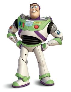 the character buzz lightyear from toy story