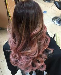 Pink Hair Tips, Red Balayage Hair, Pink And Brown, Golden Rose, Dye My Hair, Septum Piercing, Hair Inspo Color, Winter Hairstyles, Purple Hair