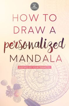 how to draw a personalised mandal inspired by your trinkets book cover image