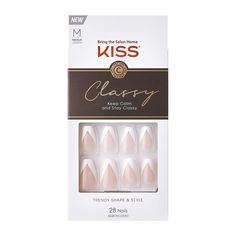 Sophisticated Nails, French Designs, Kiss Products, Pink Gel Nails, Kiss Nails, Kiss Beauty, Pink Gel, Gel Nail Kit, Manicure Kit