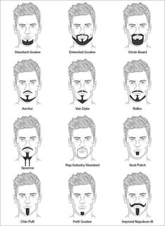 Chin Beard, Goatee Styles, Mustache And Goatee, Beards And Mustaches, Goatee Beard, Mustache Styles, Men's Facial Hair, Mens Facial Hair Styles