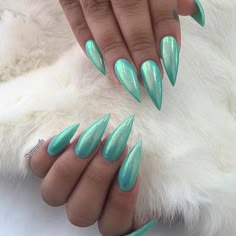 Mermaid Nail Art, Ideas Uñas, Nail Effects, Colorful Nail Art, Mermaid Nails, Metallic Nails, Nails Polish, Fabulous Nails, Pedicures