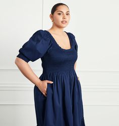 Meet the Louisa Nap Dress®. The Louisa Nap Dress® includes elasticated smocking, a scooped neckline, ruffle hem midi skirt and flexible puff sleeves.The 2022 Louisa Nap Dress® features a fixed neckline and midi skirt. If you love Louisa, check out the updated fit featuring a flexible, elasticated neckline and lengthened midi skirt. Nap Dress, Scooped Neckline, If You Love, Ruffle Hem, Puff Sleeves, Black Cotton, Classic Black, Smocking, Tartan