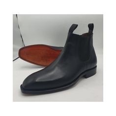 Title: Trendy New Men's Fashion Custom Made Black Leather Ankle High Side Elastic Slip On Formal Chelsea Boot Description: We are making real handmade products. Our Shoes Manufacturing Depends upon Five steps. 1. Shoe Size Tree 2. Design Maker 3. Upper Maker Man 4. Bottom Maker Man 5. Finish Man We are making all types of shoes and boots. Our shoes and boots made up of genuine leather. 1.  Upper is fully tanned Cow Hide. 2. Inner Sole is made up of Genuine Leather. 3. Lining soft calf Leather. 4 Formal Snip Toe Chelsea Boots, Formal Black Chelsea Boots With Heel Pull Tab, Black Chelsea Boots With Snip Toe And Leather Lining, Black Chelsea Boots With Leather Lining And Snip Toe, Black Goodyear Welted Chelsea Boots With Snip Toe, Black Chelsea Boots With Goodyear Welt And Snip Toe, New Mens Fashion, Design Maker, Buffalo Leather