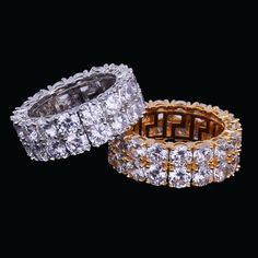 Are you ready to add luxury to your look with our completely renewed Iced Out Rings? Full Sparkle Guarantee!How would you like to catch the eye with its glorious shine?All Day Long! Edition : Shine w TennisColor : Gold, SilverMaterial : BrassSurface Width: 15MMSizes : 7, 8, 9, 10, 11, 12 Our rings are true-size.➤ Please, don't forget to choose the right size! ✓ High Quality✓ Long-Lasting Materials✓ %100 Brand New Product★ Free Shipping ★ Great & Safe Packaging★ Inspection for each order before s Tennis Ring, Rock Rings, Hip Hop Rings, Mens Rings Fashion, Luxury Rings, Diamond Chain, Jewelry Model, Cubic Zirconia Rings, Copper Rings