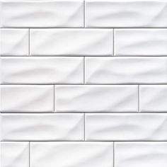 a white brick wall that is very close up