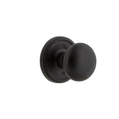 an image of a black door knob