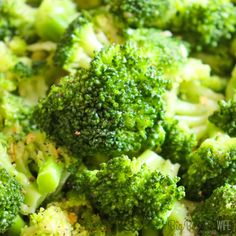 broccoli florets in a white bowl ready to be cooked and eaten