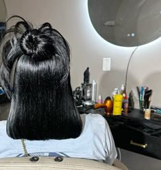 Flip Ponytail Hairstyle, Qw Hairstyles, Flip Ponytail, Black Hair Updo Hairstyles, Ponytail Hairstyle, Bob Hairstyles With Bangs, Hair Techniques, Flat Iron Hair Styles