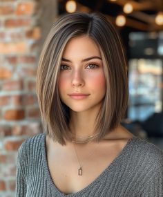 Haircuts With Balayage, Lob Haircuts, Chic Hairstyle, Lob Haircut, Chic Hairstyles, Balayage Highlights, Short Bob, All Things Beauty, Trendy Colors