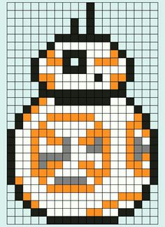 an orange and black pixellated pumpkin is shown in the middle of a square pattern