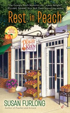 the front cover of rest in peace by susan furlong, with an illustration of a store