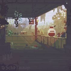 an image of a video game scene in pixel art