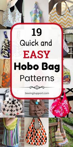 the top ten quick and easy hobo bag patterns