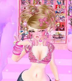 gyaru imvu game fashion lolita harajuku cute y2k avatar everskies kawaii bratz doll sanrio Gyaru Imvu Outfits, Swag Drawings, Tropical Gyaru, Summer Gyaru, Pics For Pfp, Gyaru Art, N Pfp