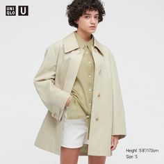 Brand New With Tags Casual Uniqlo Outerwear With Pockets, Uniqlo Coat, Uniqlo Jackets, Uniqlo U, Christophe Lemaire, Fleece Plaid, Black Wool Coat, Uniqlo Women, Classic Coats