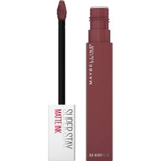 Maybelline SuperStay Matte Ink Liquid Lipstick, Mover - 0.17 fl oz Maybelline Matte Ink, Superstay Maybelline, Lipstick Remover, Maybelline Super Stay Matte Ink, Maybelline Superstay Matte Ink, Red Liquid Lipstick, Perfect Red Lipstick, Revlon Lipstick, Lip Gloss Shades