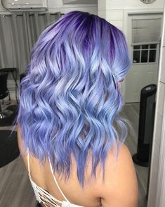 Periwinkle Hair, Pastel Blue Hair, 2024 Hair Color, Arctic Fox Hair Color, Colored Hair Tips, Cute Hair Colors, Color For Brunettes, Hair Color For Brunettes