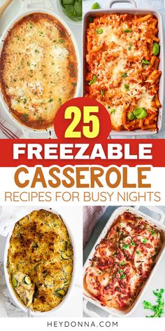 Freezer cooking casserole recipes Best Meals To Freeze, Freezable Casseroles, Frozen Casserole Recipes, Freezable Meal Prep, Freezer Prep Meals, Freezer Bag Meals, Freezer Casseroles, Meals To Freeze, Freeze Ahead Meals