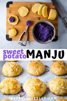 sweet potato manju is an easy and delicious dessert