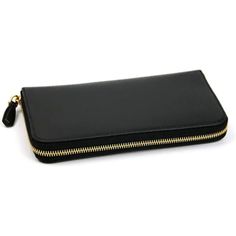 Carry all your daily essentials in the Prada Black Vitello Move Leather Zip Around Wallet. This large sized wallet features lots of space and organization including two interior pockets and twelve card slots. This sleek leather design is perfect for carrying everyday or to an evening event!      Model: 1ML506  Vitello Move Black Leather  Gold-tone Hardware  Zipper closure  One interior zip coin pocket  One interior slip pocket  Two bill compartments  Twelve credit card slots  Measurements: 8" x Black Wallets With Pen Slots For Daily Use, Classic Wallets With Pen Slots, Classic Everyday Wallets With Pen Slots, Leather Wallets With Rfid Blocking, Leather Wallets With Rfid Blocking For Office, Daily Essentials, Leather Design, Card Slots, Zip Around Wallet