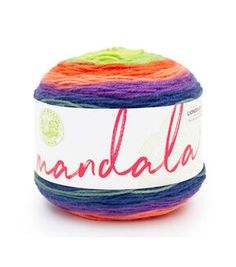 yarn ball with the name nandala written on it