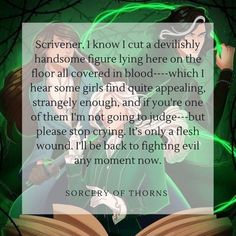 Sorcery Of Thorns, Margaret Rogerson, Stop Crying, Some Girls, Book Stuff, In This Moment, Writing, Reading, Books