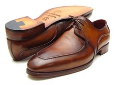 Paul Parkman Brown Derby Dress Shoes For Men (ID#SU12LF) Chelsea Boots Style, Brown Derby, Dress Shoes For Men, Men's Wedding Shoes, Derby Dress, Business Casual Shoes, Brown Dress Shoes, Italian Leather Shoes, Bespoke Shoes