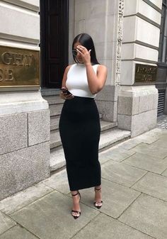 Fashionable Work Outfit, Cute Modest Outfits, Professional Outfits Women, Stylish Work Attire, Business Casual Outfits For Work, Effortlessly Chic Outfits, Foto Poses, Classy Work Outfits, Black And White Dress