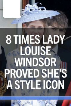 lady louise windsor proved she's astyle icon in her white dress and hat