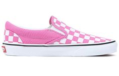 VN0A5JMHYOL Fashion Performance, Vans Classic Slip On, Vans Classic, Stylish Sneakers, Skate Shoes, Shoe Collection, Perfect Pair, Pink White, Your Perfect