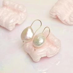 Perfectly Imperfect Baroque Pearl Earrings – STONE AND STRAND Girl Tools, Stone And Strand, Earrings Stone, Baroque Pearl Earrings, Expensive Jewelry, Perfectly Imperfect, First They Came, Baroque Pearls, Stone Earrings