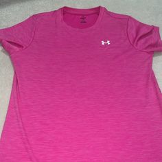 Under Armour Women’s Shirt Pink Color With White. White Logo Size M Brand New Without Tags Never Worn Casual Pink Under Armour Top, Armour Women, Under Armour Women, White White, Shirt Color, Pink Color, Pink White, Under Armour, Colorful Shirts