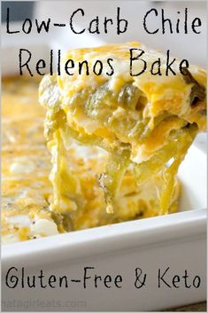 low - carb chile rellenos bake with gluten free and keto