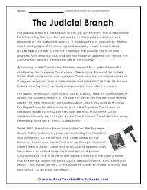 an article about the judicial branch