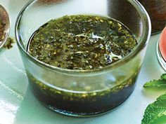 Mint Chimichurri, Chicken Marinate, Chimichurri Recipe, Detox Drink Before Bed, Pomegranate Molasses, Chicken Marinades, Red Wine Vinegar, Molasses