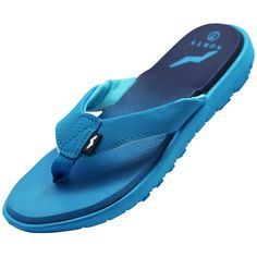 Norty - Women's Casual Slide or Thong Sandal, Perfect sandal to head to the beach or pool, Soft plush breathable upper, Whether you choose a slide or flip flop style the footbed adds extra comfort so you can walk around all day, Non-skid sole, Man Made Materials, Made in China, #41012 Size: 7.  Color: Blue.  Gender: female.  Age Group: adult. Casual Blue Flip Flops For Pool, Comfortable Blue Flip Flops For Swimming, Comfortable Blue Flip Flops For Beach, Comfortable Blue Flip Flops For The Pool, Comfortable Blue Flip Flops For The Beach, Blue Flip Flops For Swimming, Comfortable Blue Beach Flip Flops, Comfortable Light Blue Beach Sandals, Casual Blue Flip Flops For The Beach