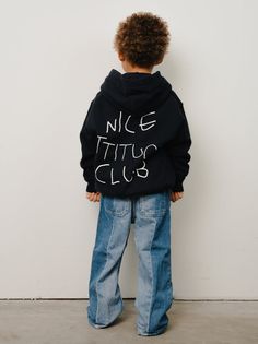 Nice Attitude Club Organic Oversize Kids Hoodie Organic Cotton Hooded Sweatshirt With Drawstring, Organic Cotton Hooded Hoodie For Winter, Organic Cotton Winter Sweatshirt For Streetwear, Organic Cotton Sweatshirt For Winter Streetwear, Organic Cotton Hooded Sweatshirt With Relaxed Fit, Organic Cotton Relaxed Fit Hooded Sweatshirt, Relaxed Fit Organic Cotton Hooded Sweatshirt, Oversized Organic Cotton Sweatshirt For Streetwear, Rocket Scientist