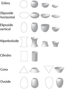 an image of different shapes in the form of vases and bowls on a white background