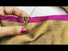 Saree Resa New, Saree Kuchu New Designs Simple, New Saree Kuchu Designs, Saree Kuchu New Designs Bridal, Saree Kuchu New Designs Videos, Simple Saree Kuchu Designs, Sarees Tassels, Kuchu Designs Saree