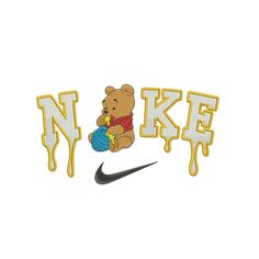 Disney Embroidery Ideas, Honey Bee Embroidery, Nike Cartoon, Diy Embroidery Shirt, Nike Svg, Bee Embroidery Design, Diy Vinyl Projects, Vs Pink Wallpaper, Nike Embroidery