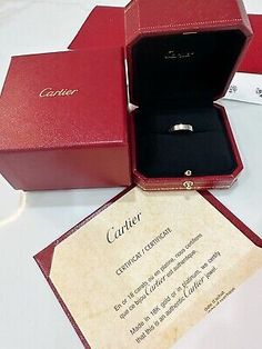 Top Seller for Cartier LOVE 18k White Gold 3.5mm Wedding Band Ring Size 49 US 4.75 Box Receipt, Bags Elegant Cartier Jewelry For Valentine's Day, Classic Formal Couple Rings Stamped 14k, Designer 14k Gold Wedding Rings, Classic Round Diamond Ring With Certificate, Cartier 14k Stamped Formal Rings, Cartier 14k Stamped Jewelry For Anniversary, Formal Cartier Ring Stamped 14k, Cartier 14k Stamped Rings For Formal Occasions, Classic Cartier Round Cut Diamond Ring