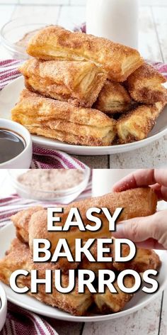 this is an easy baked churros recipe