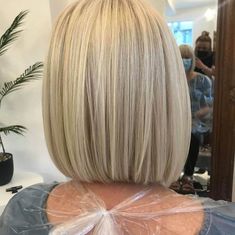 Blonde Baliage, Neck Length Hair Cuts, Blond Bob, Hair Stules, Blonde Layered Hair, Short Hair Highlights, Blonde Haircuts, Ash Blonde Hair