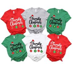 Family Christmas 2024 Shirts, Matching Christmas Shirt, Christmas Squad Shirt, Xmas Group Shirt, Christmas Pajama, Christmas Shirt, Xmas Holiday Gift --- HOW TO ORDER T-SHIRT --- 1) All the information you need is in the listing photos. Please review all product photos 2) Choose the size and color of your t-shirt from the drop down menus next to the image 3) Choose your design & text color (Please add your design and text color in the personalization box) 4) Choose the quantity 5) Please make sure all your order's steps 6) Click add to card 7) You can add more products for your family and loved ones by going back and repeating the steps above or you can complete the payment process 8) Your order is ready to be shipped within 1 Business Day (Holiday times may affect shipping times) --- CARE Christmas Squad Shirts, Matching Christmas Shirts, Squad Shirt, Design Text, Group Shirts, Xmas Holidays, Holiday Time, Christmas 2024, Holiday Deals